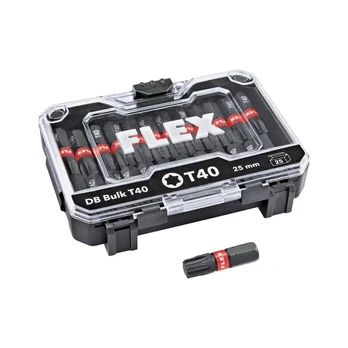 Flex Accessories 25 dalių smūginių antgalių rinkinys FLEX DB T40