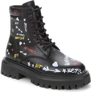 Aulinukai mergaitėms, Juoda, BOOTIES