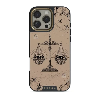 Libra - iPhone 16 Pro Case, Elite Dark (MagSafe) / Gold / Beige