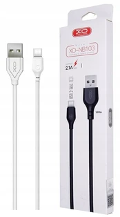 Usb-c įkrovimo laidas 2m, baltas
