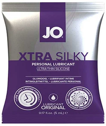 System JO Xtra Silky Lubricant Sachet 5 ml - Ultra-Smooth Formula