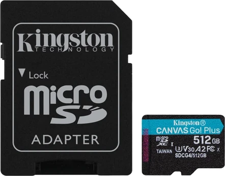 Other Computer Priedas Kingston MEMORY Micro SDXC 512GB UHS-I/SDCG3/512GBSP