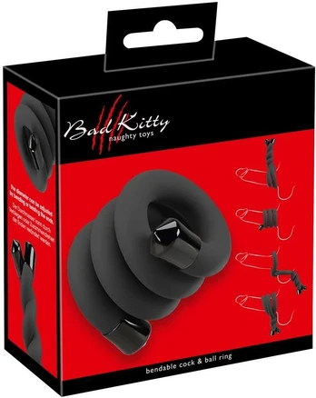 Bad Kitty bk bendable cock & ball ring Penio žiedas - užveržėjas