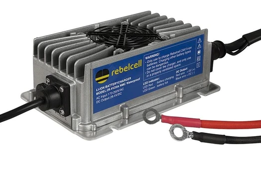Rebelcell 29.4V 20A Lithium Ion IP65 akumuliatorių įkroviklis