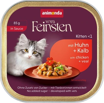 ANIMONDA VF Kitten in Sauce with chicken + veal 85g