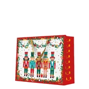 Dovanų maišelis Nutcracker, įvairių spalvų, 26.5 cm x 33.5 cm kaina