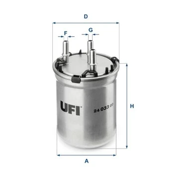 Kuro filtras UFI 24.033.00