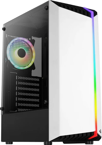 Korpusas AeroCool Bionic v2, balta/juoda