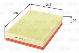 Oro filtras VALEO 585353 kaina