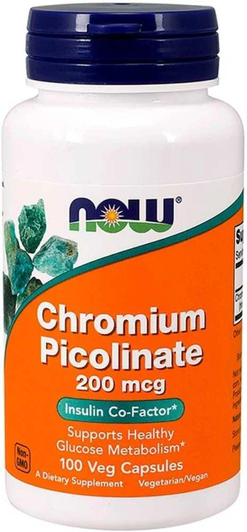 Now Foods Now Chromium Picolinate 200 mcg 100 kaps.