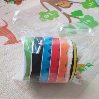 Valymo ir poliravimo pagalvėlių rinkinys, 10,16 cm