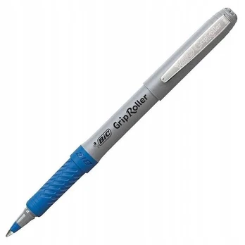 Bic Grip Roller Fine 0.7 mėlynas gelinis rašiklis su voleliu