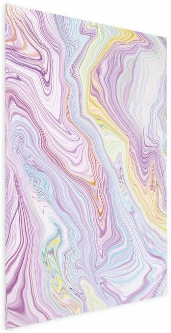 Artgeist Plakatas - Colorful Dream - abstract shapes in pastel shades