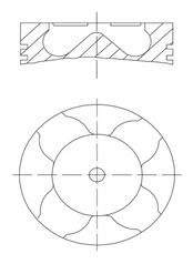 stūmoklis 213 PI 00102 000