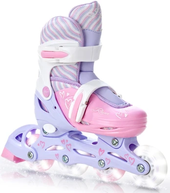 Riedučiai Raven Loretta 128923, balti/rožiniai/violetiniai, 34-37