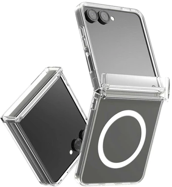 Dėklas Araree Duple 360 M MagSafe Qi2 do Samsung Galaxy Z Flip7 permatomas