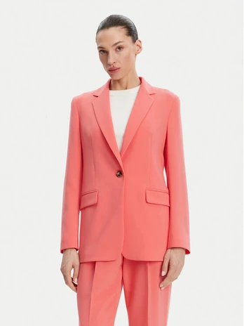 BOSS Švarkas 50490053 Rožinė Regular Fit