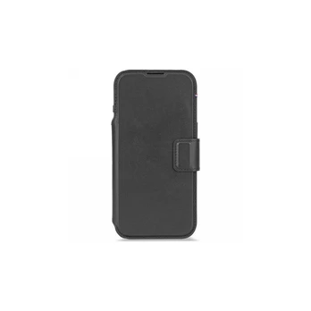 Decoded Leather Detachable Wallet MagSafe case for iPhone Air - black