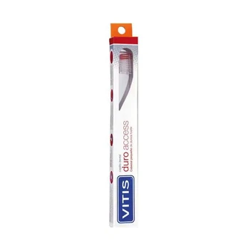 Dantų šepetėlis Vitis Duro Access, kietas, 15ml