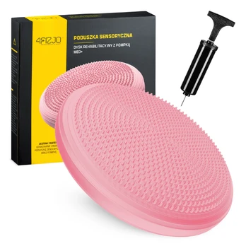 4Fizjo MED+ sensorimotorinė pagalvė 33 cm rožinė