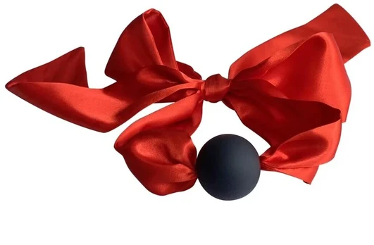 Burnos kaištis Elegance Gag, raudona