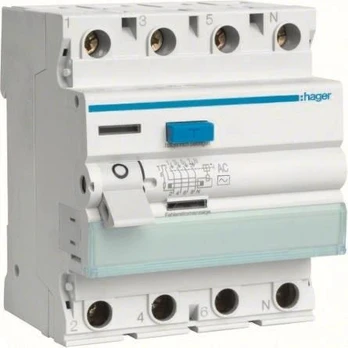 Hager RCD 4P 25A 0.03A AC CDC425J