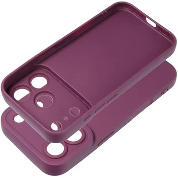 Dėklas Oem Case for iPhone 17 Pro Max / 18 Pro Max Matt 2.0 dark cherry