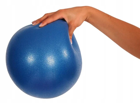 Minkštas kamuolys 21-23 cm Pilates Mambo Max, juodas