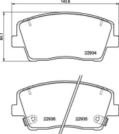 Stabdžių trinkelių rinkinys, diskinis stabdys BREMBO P 30 119 kaina