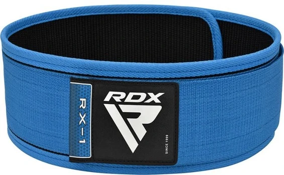 Sunkiosios atletikos diržas RDX RX1, mėlyna, S