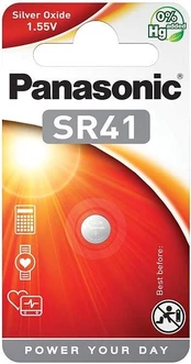 Panasonic battery SR41SW/1B | SR-41EL/1BP kaina