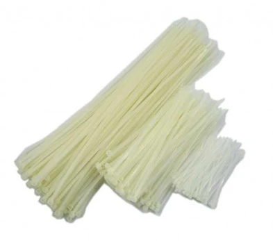 Dirželiai tvirtinimui 100vnt (4.7x370mm) balti