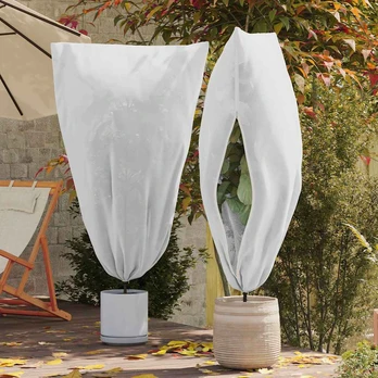 Šalčio Apsauginiai Augalų Fleece Dangčiai 5 pcs Balta