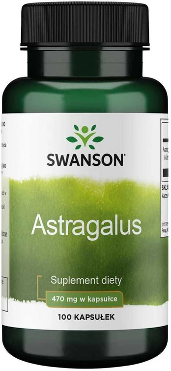 Kulkšnės šaknis Astragalus Root, Swanson, 470mcg, 100 kapsulių
