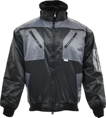 Sara Darbinė striukė Sara Workwear, juoda/pilka, M dydis