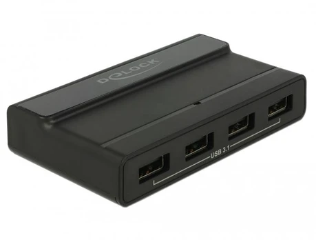 Delock išorinis USB 3.1 4 prievadų šakotuvas su 10 Gbps