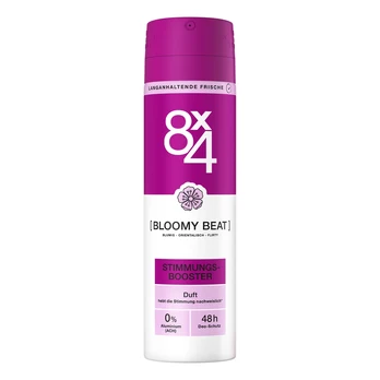 8X4_„Bloomy Beat“ antiperspirantas purškiklis, 150 ml