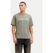 Jack & Jones Marškinėliai Evin 12290173 Pilka Regular Fit