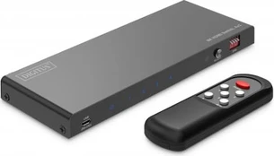 DIGITUS 4x1 HDMI Switch 8K/60Hz (4:4:4) Toslink Stereo EDID Control