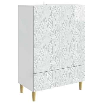 Kabalas Itin blizgi balta 66 x 34,5 x 95 cm Apdirbta mediena