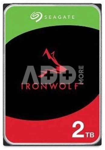 HDD|SEAGATE|IronWolf|2TB|SATA|256 MB|5400 rpm|3,5"|ST2000VN003