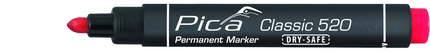 PICA MARKER CLASSIC 520 Raudonas OKRĄGŁY