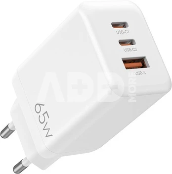 Caruba 65W Wall Charger 2x USB C + 1x USB A