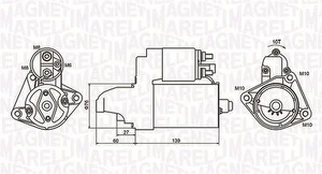 Starteris MAGNETI MARELLI 063721050010