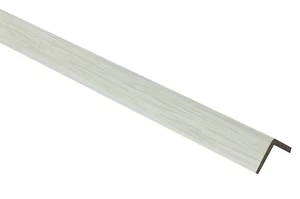 Apdailos kampas Domoletti, balta/pilka, 2.48 m x 24 mm