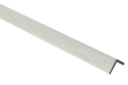 Apdailos kampas Domoletti, balta/pilka, 2.48 m x 24 mm kaina