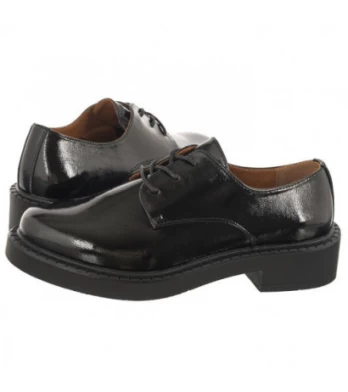 Sergio Leone Czarne Lakierowane BT 194 (SL490-a) batai