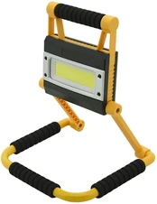 Žibintas darbui Compass, 20 W, 1500 lm, juodas/geltonas