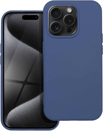 Dėklas Oem SILICONE Case for IPHONE 15 PRO mėlynas