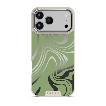 Funky Sensation - iPhone 17 Pro Max Case, Elite Mirror Light (MagSafe) / Silver